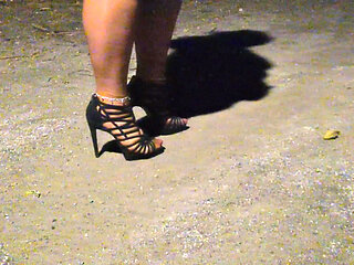 High Heel Nylon Walk