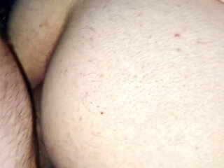 Dick in Ass and Cum Fucked Without a Condom Femboy