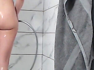 Steamy Anal in the Bathroom