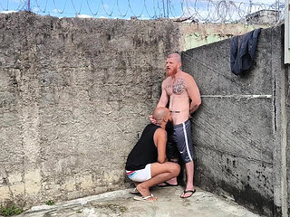 Fucking the Bear Outdoors, I Milked the Bastard's Ass