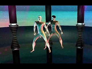 NAKED COUPLE DANCING