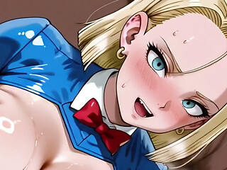 A (naruto) X Android 18 (db)