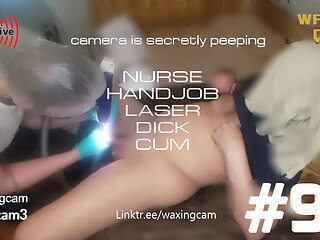 #96 Nurse Handjob Laser Dick Cum