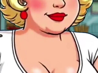 She Knows How to Get a Good Tip. Cartoon