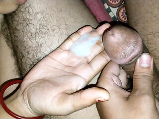 My husband's friend's dick is very small but his cum is very tasty.