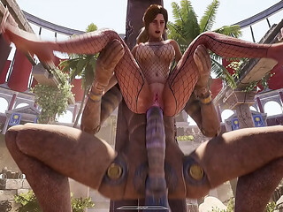 Once again, Lara couldn&rsquo_t resist exploring the cave... and the statue couldn&rsquo_t resist exploring hers.