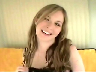 Haley Scott In Lingerie and Pantyhose Giving Headjob