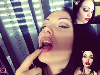 Let's fantasize about my sexy big pink lips