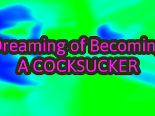 Dreaming That Your Girlfriend Turns Into a Shemale and Takes You to Suck Your First Cock