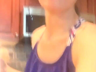 In the kitchen