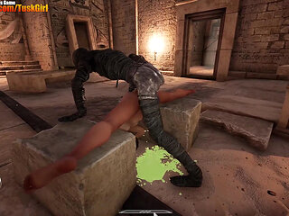 Tomb Rider Lara Craft Parody Porn Game Play Part 06