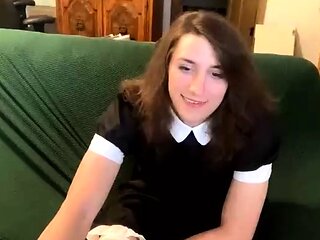 Amateur Webcam Teen Flashes Masturbates