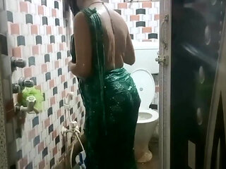 Indian Bhabhi Was Taking Bath Then Brother in Law Fucked Bhabhi
