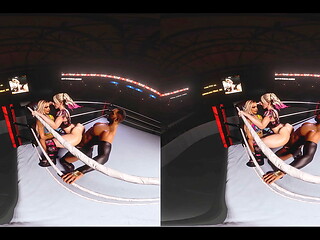 WWE Alexa Bliss having flying fuck with Liv Morgan and Finn Bannor