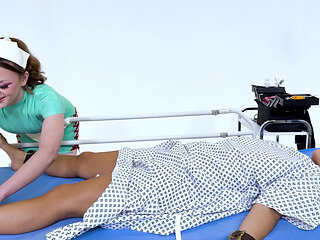 Latex Medical Play: Latina in Restraints, Gagged and Made to Orgasm (4k + Bts)
