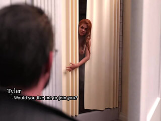 Cheating Wife Fucks With Her Boss in Bathroom