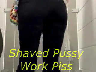 Shaved Pussy Work Pee