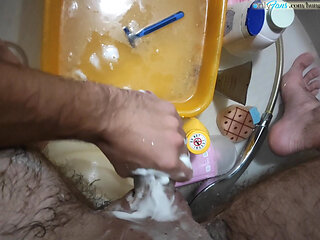 Cumshot after shaving my dick