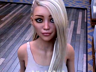 Novels, visual novel, kitchen blowjob