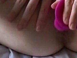 Big-Titted Teen Mocks Small Penis on Webcam