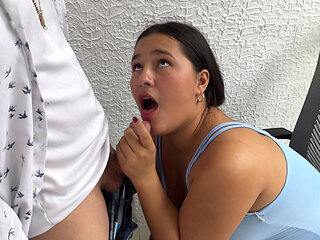 I Find My Maid Watching My Videos Fucking My Girlfriend, as Punishment I Give Her a Hard Fuck