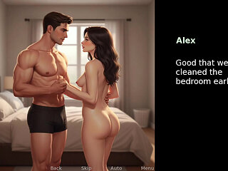 Dirty Man Fucks His Wife While She Was Cleaning The House