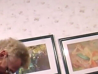 Mature cock, in blonde milf...mature threesome