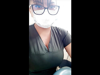 The Dental Doctor Decides to Become an Adult Content Creator and Shows Her Slutty Butt