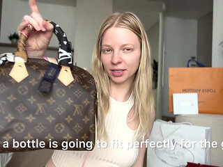 Findom Luxury Shopping Haul 12k $ Heavy Drain