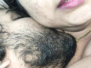 Desi Indian Husband and Wife Hot Romance - Boobs Sucking and Lip Lock Hard Sex