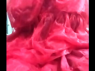 Indian Gay Crossdresser Gaurisissy real xxx homemade sex in Red lehenga