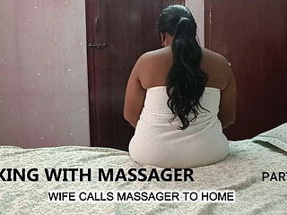 Wife Calls Massager to Home -1