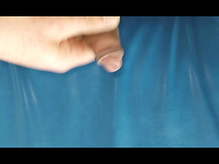 masturbation and ejaculation on the gym mat
