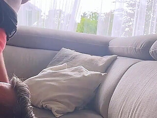 Amateur Wife Face Sitting and Rough Fucking Husbands Face