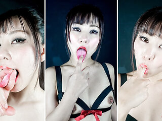 Yuika Licking Her Fingers Like Your Cock - POV