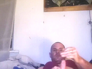 Wearing Women's Lingerie Masturbating