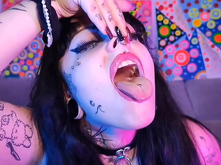 HORNY DEEDEELOVE BIG BOOBS ARMPITS AND NOSE FETISH FILM