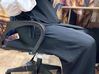 Arab Woman Watches Porn and Masturbates. Enjoy