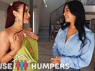 Fine-looking Charles Dera and Scarlett Alexis's pornstar action