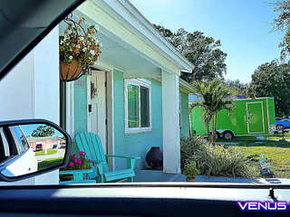 Blonde Hotwife Cheats with BBC Bull for Breeding Creampie