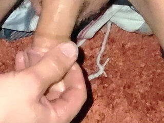 The horny youngster is jerking off again