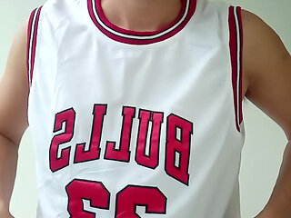 Asian Boy on his jersey - Pinoy Basketball Player
