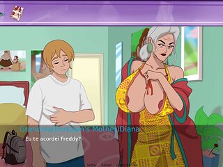Milftoon drama, adult visual novel game featuring curvy MILFs and hentai girls