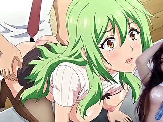 ALUMNO PERVERTIDO SE COJE A SU PROFESORA EN LA ESCUELA - Hentai Mesu Kyouchi Ep. 4