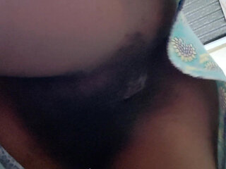 In Order to Show Me Her Large Pussy and Masturbate, the Lovely Stepmother Removes Her Underwear Twice