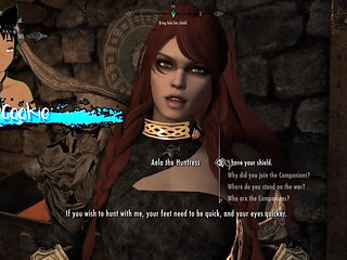 Skyrim B and L Mod - Went to Join the Companions and Fucked Ria and Njada