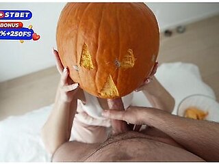 Step Sister Didnt Expect The Halloween Pumpkin Game To Go So Badly!