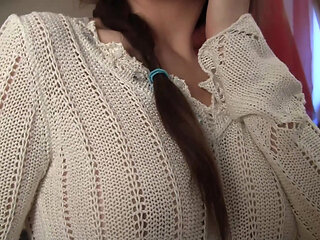 Amira Shoving Her Glass Dildo As Deep As Possible Inside!