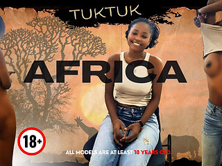 Tuktuk Raw Black Teenager Gags on BBC in POV - 8K 60fps