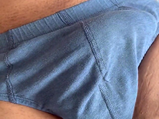 Undress Hot Hairy Cock and Ass Finguring